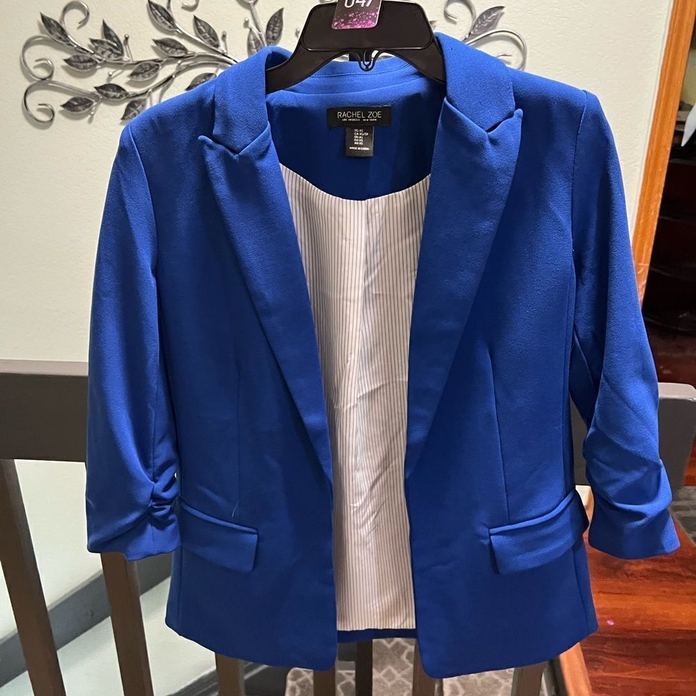 EUC Rachel Zoe Women's Blue Blazer Size XS